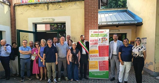 Inaugurazione per il nuovo sportello lavoro a Grugliasco