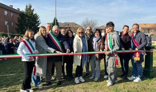 L'inaugurazione del nuovo parco