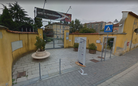 Una immagine dell'ingresso del parco culturale Le Serre