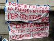 Protesta dei lavoratori Postalcoop Protesta dei lavoratori Postalcoop