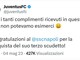 tweet della Juventus sul Napoli