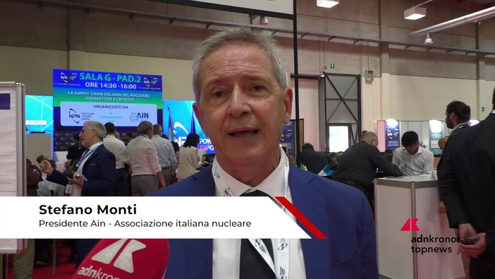 Nuclear Expo 2026: Monti (Ain), 'filiera già attiva all'estero, presto anche in Italia' Nuclear Expo 2026: Monti (Ain), 'filiera già attiva all'estero, presto anche in Italia'