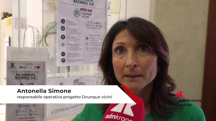 Malattie rare: Simone (Aisla), 'Ovunque vicini porta competenze a persone con Sla'