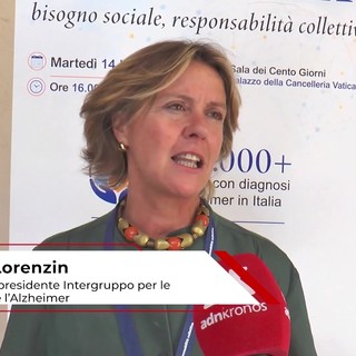 Alzheimer: Lorenzin, ‘600mila persone over 65 colpite. Numeri al raddoppio per il 2050’