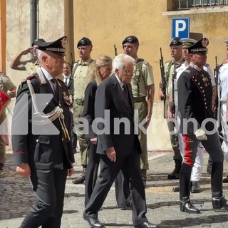 Funerali Emma Bonino, l'arrivo di Mattarella e Meloni in Campidoglio Funerali Emma Bonino, l'arrivo di Mattarella e Meloni in Campidoglio
