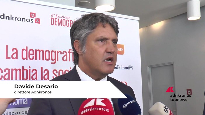 Desario (Adnkronos): "Bisogna 'ascoltare' il tema della demografia per fare le scelte giuste"