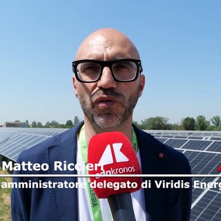 Energia: Riccieri (Viridis), 'a Poviglio fotovoltaico che produce circa 16 GWh l'anno di energia elettrica rinnovabile' Energia: Riccieri (Viridis), 'a Poviglio fotovoltaico che produce circa 16 GWh l'anno di energia elettrica rinnovabile'