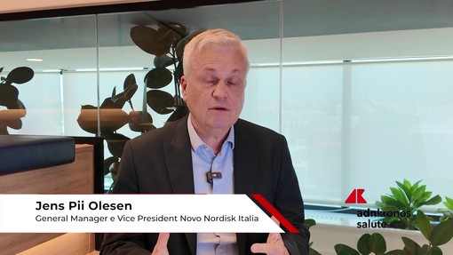 Salute: Olesen (Novo Nordisk), 'obesità per 6 milioni di italiani, alti tassi tra i piccoli'