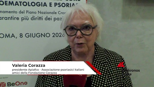 Sanità: Corazza (Apiafco), 'psoriasi in Pnc per spostare peso cronicità da pazienti a Istituzioni' Sanità: Corazza (Apiafco), 'psoriasi in Pnc per spostare peso cronicità da pazienti a Istituzioni'