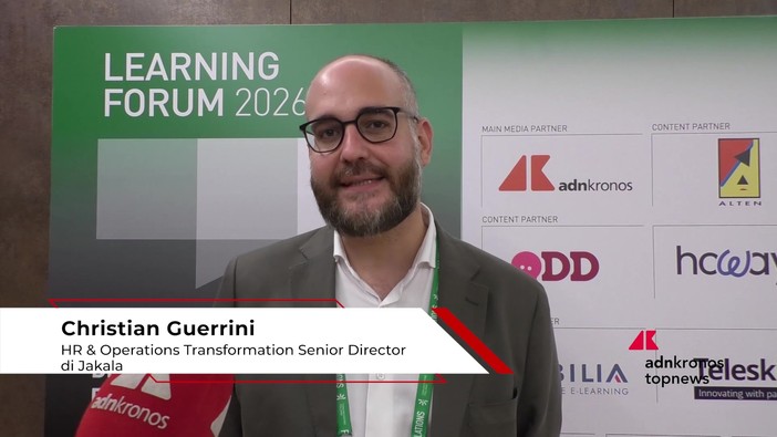 Learning Forum 2026, Guerrini (Jakala): "Diamo voce e ascolto alle persone per creare percorsi di crescita significativi' Learning Forum 2026, Guerrini (Jakala): "Diamo voce e ascolto alle persone per creare percorsi di crescita significativi'