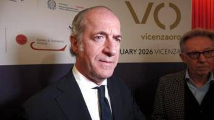 Vicenzaoro 2026, Zaia: "Comparto da oltre 10mld in Veneto"