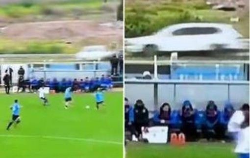 Fallo laterale, palla in autostrada e incidente: lo show del calcio in Uruguay