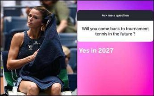Camila Giorgi di nuovo in campo dopo il ritiro: "Nel 2027 torno a giocare tornei Wta"