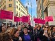 Violenza sulle donne, manifestazione di fronte al Senato: protesta contro testo Bongiorno Violenza sulle donne, manifestazione di fronte al Senato: protesta contro testo Bongiorno