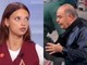 Scontro in tv tra Bruno Vespa e Sabrina Brizzola: "Quando parlate, voi giovani, documentatevi. Qui venite preparati"