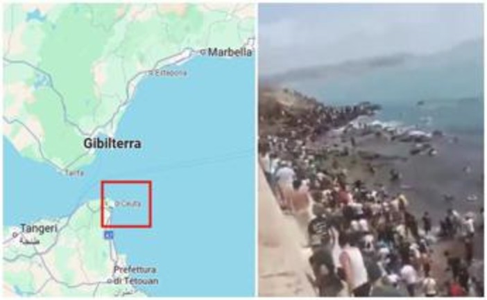 Invasione migranti dal Marocco, fonti Palazzo Chigi: "Governo valuta sospensione Schengen con la Spagna"
