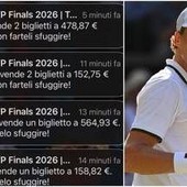 Sinner salta le Atp Finals, i tifosi... rivendono i biglietti: "No Jannik, no tennis" Sinner salta le Atp Finals, i tifosi... rivendono i biglietti: "No Jannik, no tennis"