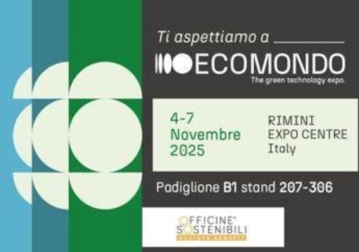 Officine Sostenibili ad Ecomondo, tra novità tecniche ed eventi