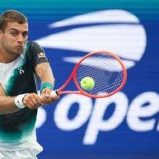 US Open, Cobolli litiga con l'arbitro: "Era fuori?" US Open, Cobolli litiga con l'arbitro: "Era fuori?"
