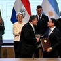 Ue-Mercosur, firmato accordo in Paraguay. Ora l'approvazione del Parlamento europeo
