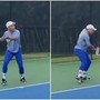 Serena Williams di nuovo in campo, che colpi in allenamento