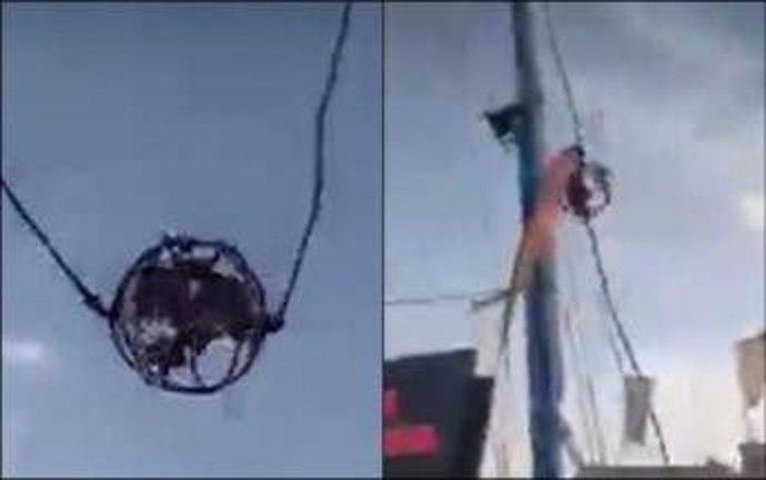 Incidente al luna park di Siviglia: il cavo si spezza, la cabina precipita