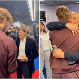 Sinner, 'talismano' Morandi alle Finals: "Mi hai portato fortuna". E Spalletti lo abbraccia Sinner, 'talismano' Morandi alle Finals: "Mi hai portato fortuna". E Spalletti lo abbraccia