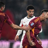 Roma-Milan 1-1, Pellegrini risponde a De Winter Roma-Milan 1-1, Pellegrini risponde a De Winter