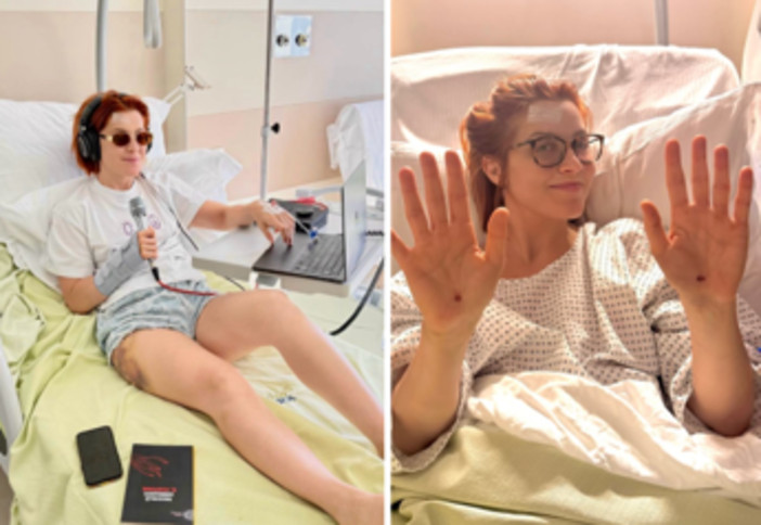 Noemi, la sessione di canto in ospedale e le dimissioni: come sta dopo la caduta dal palco