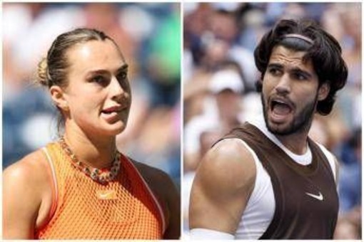 US Open, Sabalenka ad Alcaraz: "Sono gelosa... dei tuoi capelli" US Open, Sabalenka ad Alcaraz: "Sono gelosa... dei tuoi capelli"