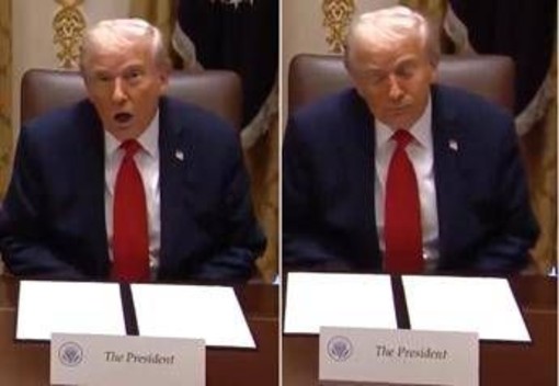 Trump e lo spavento alla Casa Bianca, cameraman urta specchio antico: &quot;Stai attento!&quot;