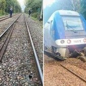 Treno deragliato in Francia: polizia privilegia pista sabotaggio Treno deragliato in Francia: polizia privilegia pista sabotaggio