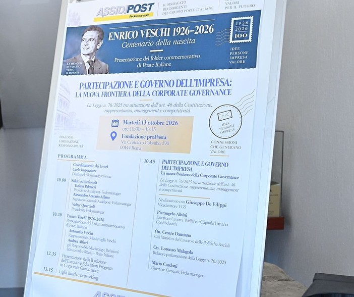Memoria, partecipazione e formazione, Assidipost Federmanager guarda al futuro