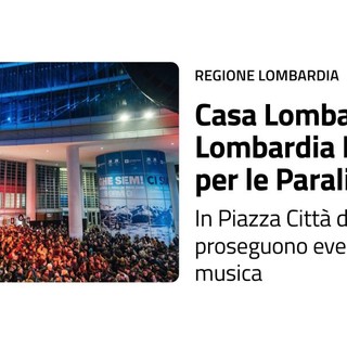 Oltre 30mila presenze per “Casa Lombardia”, modello di successo verso Paralimpiadi