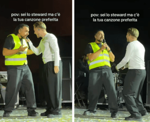 Alfa all'Arena di Verona, il duetto con lo steward diventa virale: "Ma la sai?" - Il video Alfa all'Arena di Verona, il duetto con lo steward diventa virale: "Ma la sai?" - Il video