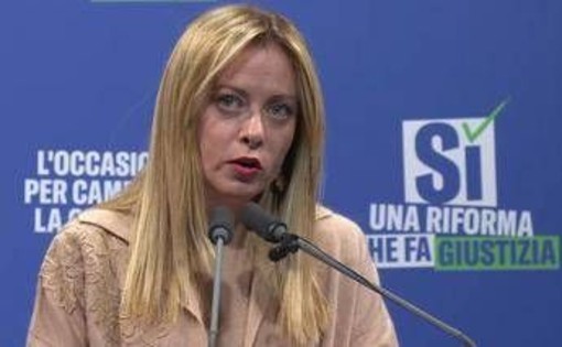 Referendum, Meloni: "Nessuno ha in mente di liberarsi della magistratura, riforma traguardo epocale"