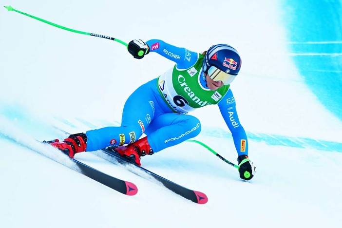 Goggia non scende più dal podio, terza anche nella discesa di Soldeu Goggia non scende più dal podio, terza anche nella discesa di Soldeu