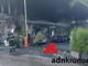 Roma, incendio nella notte a Casal Palocco: in fiamme il Fred 246 Roma, incendio nella notte a Casal Palocco: in fiamme il Fred 246