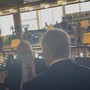 Assemblea elettiva Figc, stretta di mano Abete-Malagò prima dell'inizio