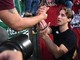 Roma-Fiorentina, Bove in lacrime per l'abbraccio della Curva Sud - Video