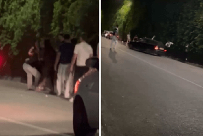 Taormina, auto a tutta velocità su giovani fuori da una discoteca - Il video