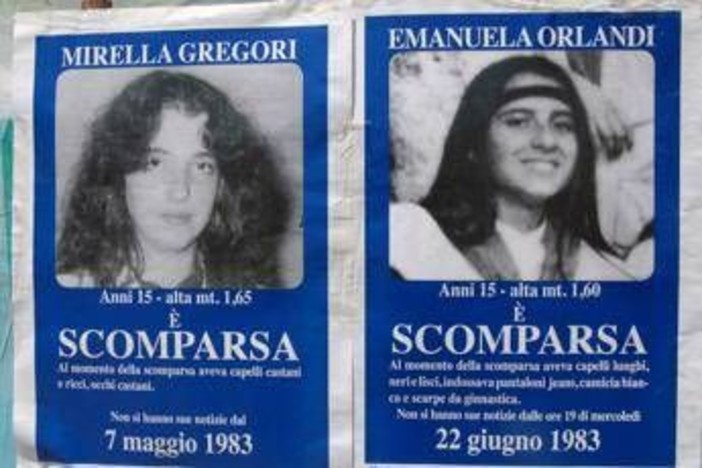 Orlandi-Gregori, Commissione approva una prima relazione ed esclude pista "ragazze scomparse"