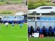Fallo laterale, palla in autostrada e incidente: lo show del calcio in Uruguay Fallo laterale, palla in autostrada e incidente: lo show del calcio in Uruguay