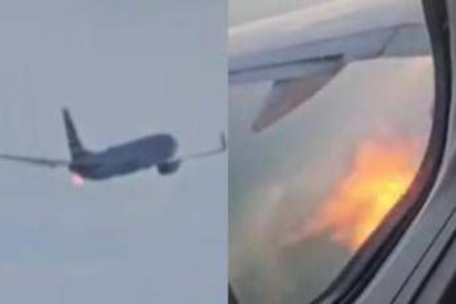 Fiamme da un aereo American Airlines dopo il decollo e atterraggio d'emergenza: "Uccelli hanno colpito il motore"