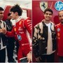 Alcaraz passione Formula 1, abbracci e sorrisi con Leclerc e Hamilton Alcaraz passione Formula 1, abbracci e sorrisi con Leclerc e Hamilton
