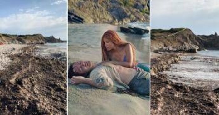 Rena Majore, le alghe inghiottono la spiaggia de 'La Sirenetta': è polemica