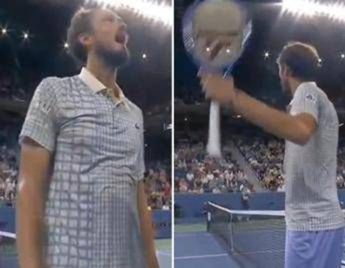 US Open, Medvedev perde la testa e la partita