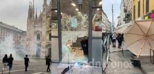 Guerriglia a Milano, Confcommercio: "Danni per un milione, un altro weekend come questo e il conto sale vertiginosamente" Guerriglia a Milano, Confcommercio: "Danni per un milione, un altro weekend come questo e il conto sale vertiginosamente"