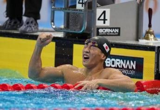 Nuoto, primato mondiale nei 200 rana del giapponese Shin Ohashi Nuoto, primato mondiale nei 200 rana del giapponese Shin Ohashi