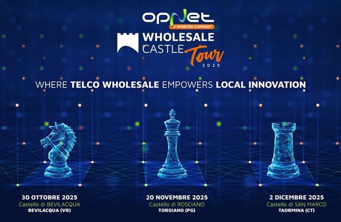OpNet Wholesale Castle Tour, in provincia di Perugia seconda tappa business tour